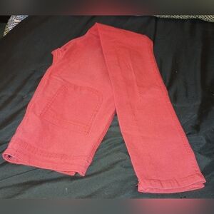 Pre-loved Women's Red Skinny Jeans